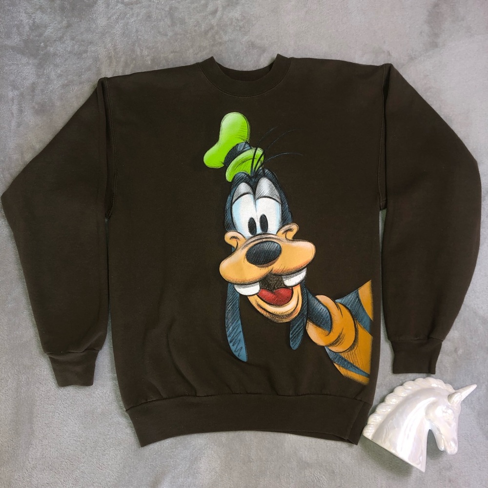 Goofy Disneyland sweatshirt front and back !!!!!